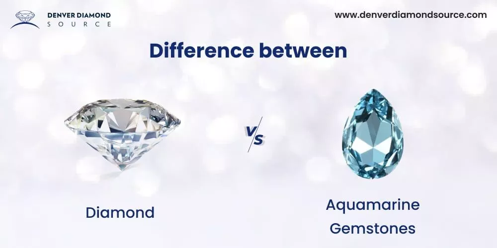 Difference between Diamond and Aquamarine Gemstones
