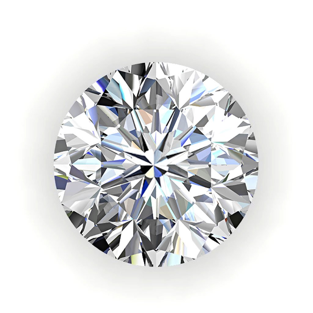 1.08 Carat H SI1 Round Lab Diamond