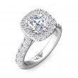 FlyerFit® Platinum Encore Engagement Ring