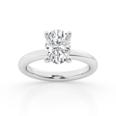 1ct Oval Solitaire Engagement Ring