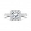 FlyerFit® Platinum Vintage Engagement Ring