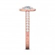 FlyerFit® 14K Pink Gold Vintage Engagement Ring