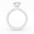 4ct Round Solitaire Engagement Ring