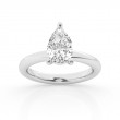 4ct Pear Solitaire Engagement Ring