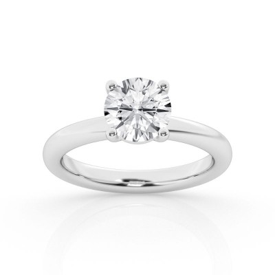 1ct Round Solitaire Engagement Ring