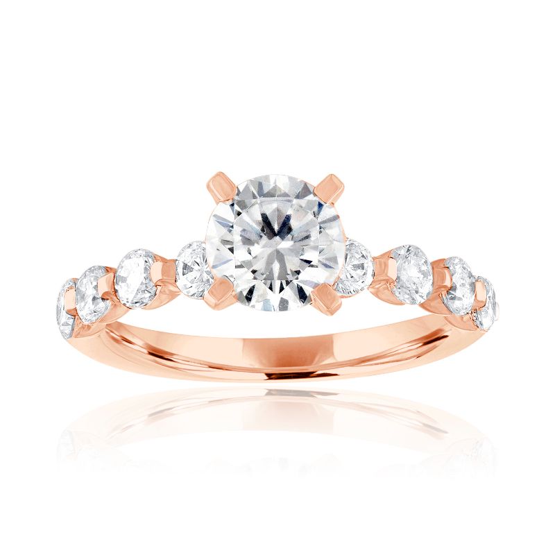 Round Diamond Imagine Set Engagement Ring